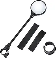 Mirror Handlebar Mount Bicycles - Handlebar Mount Cycling Rearview Mirror | Bar End Bike Mirrors | Shock Absorbing Bicycles Bar End Safety Rearview with Wide Angle for Enthusiasts Beginners