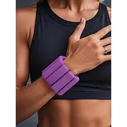 Adjustable Wrist and Ankle Weights - Comfortable Silicone Pad Wearable Resistance Training Bands for Men and Women, Great for Yoga, Running, Pilates and Home W