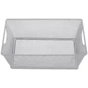Storage Baskets Wicker Iron Grid Dvd Box CD Metal Disc 1pcs ( )