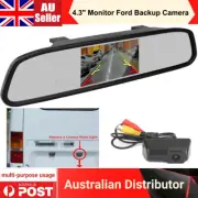 4.3" Car Rear View Monitor Auto Reversing Backup Camera LEDs HD For Ford Transit
