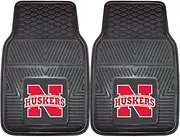Fanmats Nebraska Cornhuskers Heavy Duty 2-Piece Vinyl Car Mats