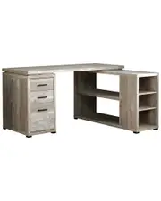 Monarch Specialties 60in Taupe Office Desk