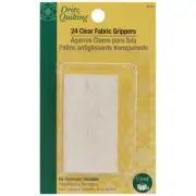 Dritz 3142 Quilting Clear Fabric Grippers-24/Pkg