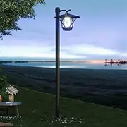 Timisea 150CM Solar Lamp Post Light 1Pack, Outdoor Solar Lamp Post Lighting,Aluminum Classic Black Light Pole,Solar Pole Lamp Waterproof Outside for Driveway Patio Garden Lawn Backyard Pathway