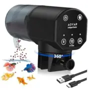 Automatic Fish Feeder for Aquarium: Rechargeable USB Powered Basical Design