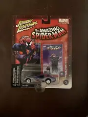 Johnny Lightning Spider Man Chrysler Atlantic, Purple, 1:64, NIB