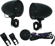 Kuryakyn Road Thunder Speaker Pods Bluetooth Audio Controller Black 2713