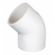 Holman 20mm 45° White PVC Elbow