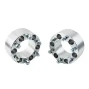 2PCS 6 Studs 75mm Aluminum Wheel Spacers FOR Nissan 4WD 6x139.7 M12xP1.25 NEW (for: Nissan)