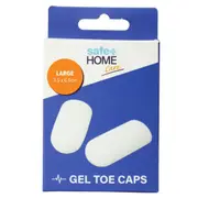 Safe Home Care Gel Toe Cap Silicone Sleeve 3.5 x 6cm 2 Pack