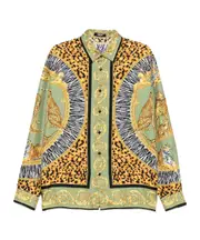 mix-print shirt IT52,IT54 Multicolor