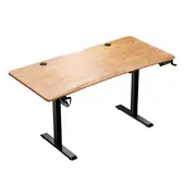 1st Player Electric Standing Computer Desk 140cm x 60cm (Burlywood)