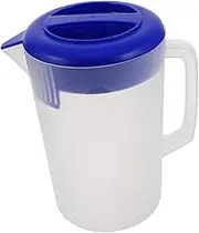 LABRIMP Plastic Pitcher 5l Large Capacity Ice Tea Pitcher with Lid Frosted Kettle for Fridge
