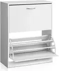 Shoe Rack Storage Cabinet 24 Pairs Wooden Organiser Shelf Cupboard Footwear Orga