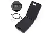 9.5" Portable Security Storage Case Lock Box Handgun Pin Code Safe 4FT Wire Rope