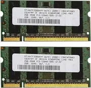 Mellisso 2X 2GB DDR2 RAM Memory 667Mhz PC2 5300 Laptop Ram Memoria 1.8V 200PIN SODIMM for AMD