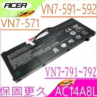 在飛比找PChome24h購物優惠-ACER AC14A8L 電池-AC14A8L VN7-59