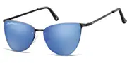 Montana Eyewear MS44 MS44B Women’s Sunglasses Black Size 59