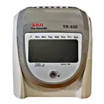 KOJI TR-920 六欄位微電腦LCD打卡鐘 MIT台灣製 贈考勤卡100張+10人份卡匣