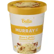 Bulla Murray St Ice Creamery Honey & Salted Caramel Peanut Icecream 1l