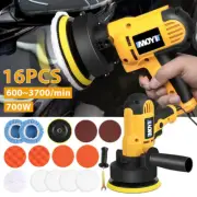 700W Car Polisher Buffer Sander Auto Polishing Machine w/ Pad Bonnet Kit Home US