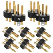 10 Pcs XLR Accessories Condenser Microphones Lead Cable Adapter Connector