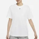 NIKE NSW ESSENTIAL TEE [DN5698-100 女 短袖上衣 T恤 休閒 簡約 小勾 日常 白