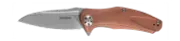 Kershaw Knife Natrix Frame Lock Solid Copper D2 Steel 7007CU Pocket Knives Clip