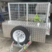 Heavy Duty Custom Trailer Tool Box Aluminium Checkerplate