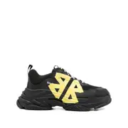 [Balenciaga] Balenciaga Triple S Tape Type Logo-print Trainers 40 IT BLACK/YELLOW