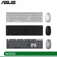 在飛比找momo購物網優惠-【ASUS 華碩】W5000 無線鍵盤滑鼠組
