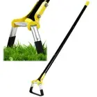 Garden Hoe Tool 47 Inch Stainless Steel Sharp Stirrup Loop Hoe Ergonomic AUS☤