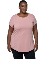 [Indigo Tonic] Lauren Longline Tee in Rose