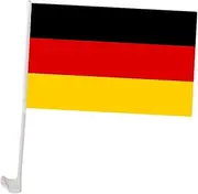 German Flag | 1x1.5ft Small German Car Flag Banner,Windproof Car Flags for Window, German Decorations, Outdoor Flag for Sport Fans, Soccer Tournaments Events