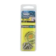 Zenith 8G x 18mm Stainless Steel Long Thread Countersunk Head Timber Screws -...