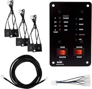 RV Water Tank Monitor System Probeless Adhesive Sensors with Smart M Board and 15' Wire Extension | RV Level Monitor System | Water Tank Level System | Probless Monitoring System
