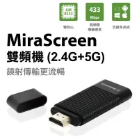 在飛比找蝦皮購物優惠-Link All MiraScreen 2.4+5G無線影音