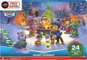 PAW Patrol Advent Calendar with 24 Surprise Toys - Figures, Accessories and Kids