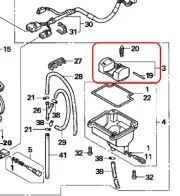 Carburetor Float Valve Set For Honda Big Ruckus 250 PS250 2005 2006