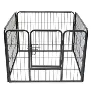 YES4PETS 4 Panel 80 cm Heavy Duty Pet Dog Puppy Cat Rabbit Exercise Playpen Fence Extension