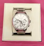 ESCAPE WATCH Men's Stainless Steel Watch Water Resistant Date Seconds Hand