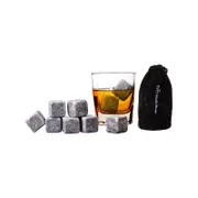 Bartender Whiskey Rocks with Bag Set of 9