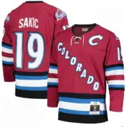 Mitchell & Ness NHL Joe Sakic Colorado Avalanche Blue Line Jersey sz Med
