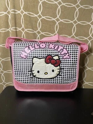 Hello Kitty messenger laptop bag with adjustable straps