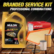 Oil Air Fuel Filter 5L APX5W30A5 Oil Service Kit for Volvo V40 V40 5cyl 2L 13-On