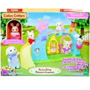 Calico Critters Sylvanian Families Nursery Swing Set with Milk Rabbit Baby