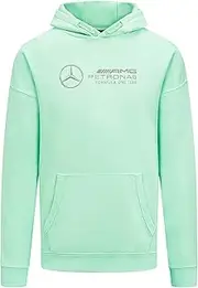 Mercedes AMG Petronas Formula One Team - Retro Hoodie - Mint - Size: 3XL, Green, 3X-Large