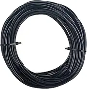 6mm x 4mm Pneumatic Tubing Pipe PU Polyurethane Tube Air Compressor Hose Line Fitting or Fluid Transfer (Black 32.8ft/10Meters)