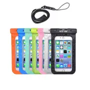 RH13 1pc 5.5" Waterproof Phone Case Underwater Drift Diving Swimming Phone Pouch For iPhone Samsung Xiaomi Huawei-White