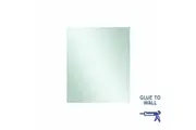 Thermogroup Jackson Rectangle Polished Edge Mirror - 900x750mm Glue-to-Wall JS9075GT